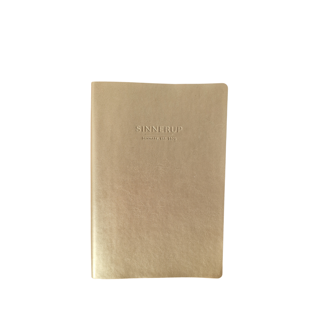 Sinnerup Notizbuch mit Goldkante