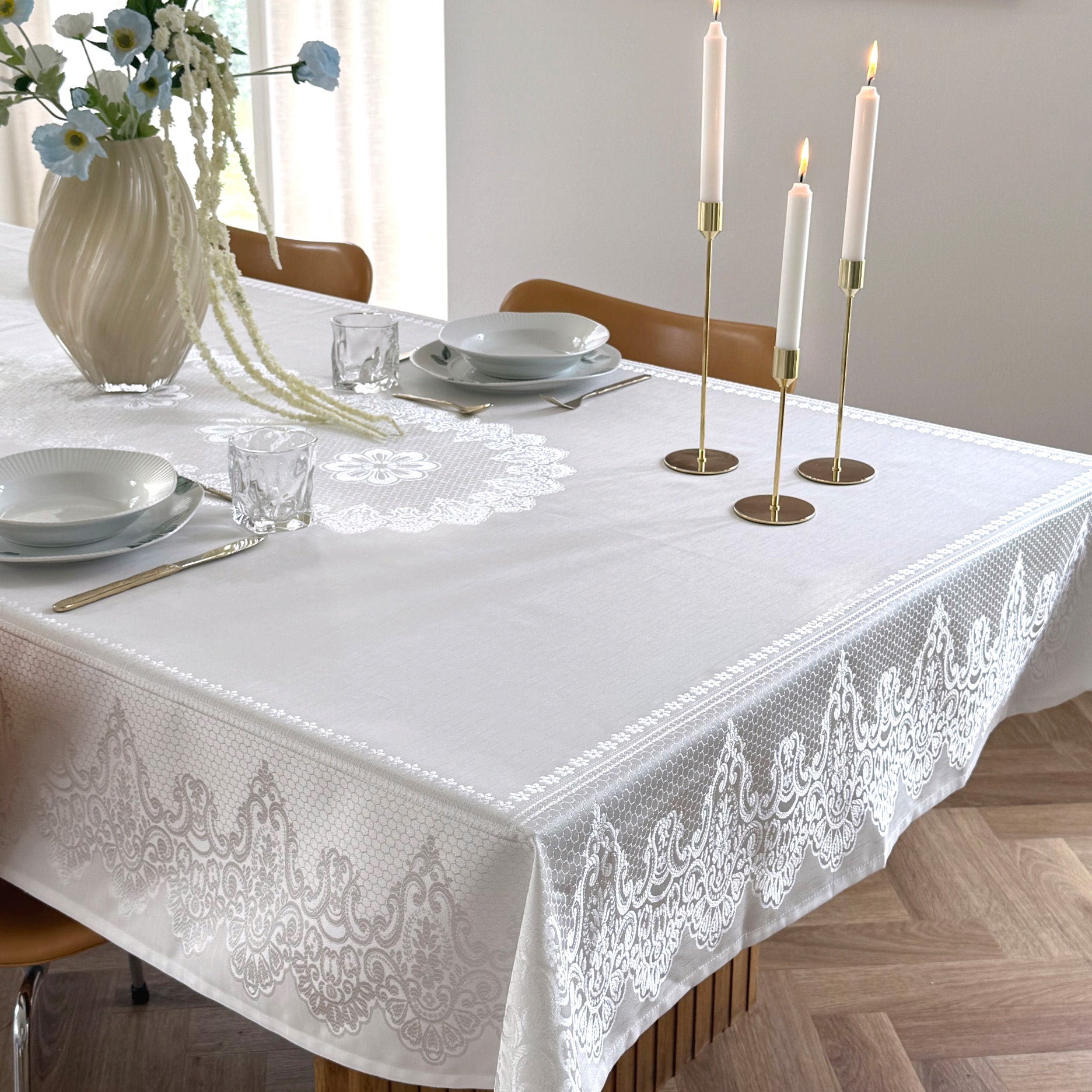 Spitzen-Tischdecke 150x320