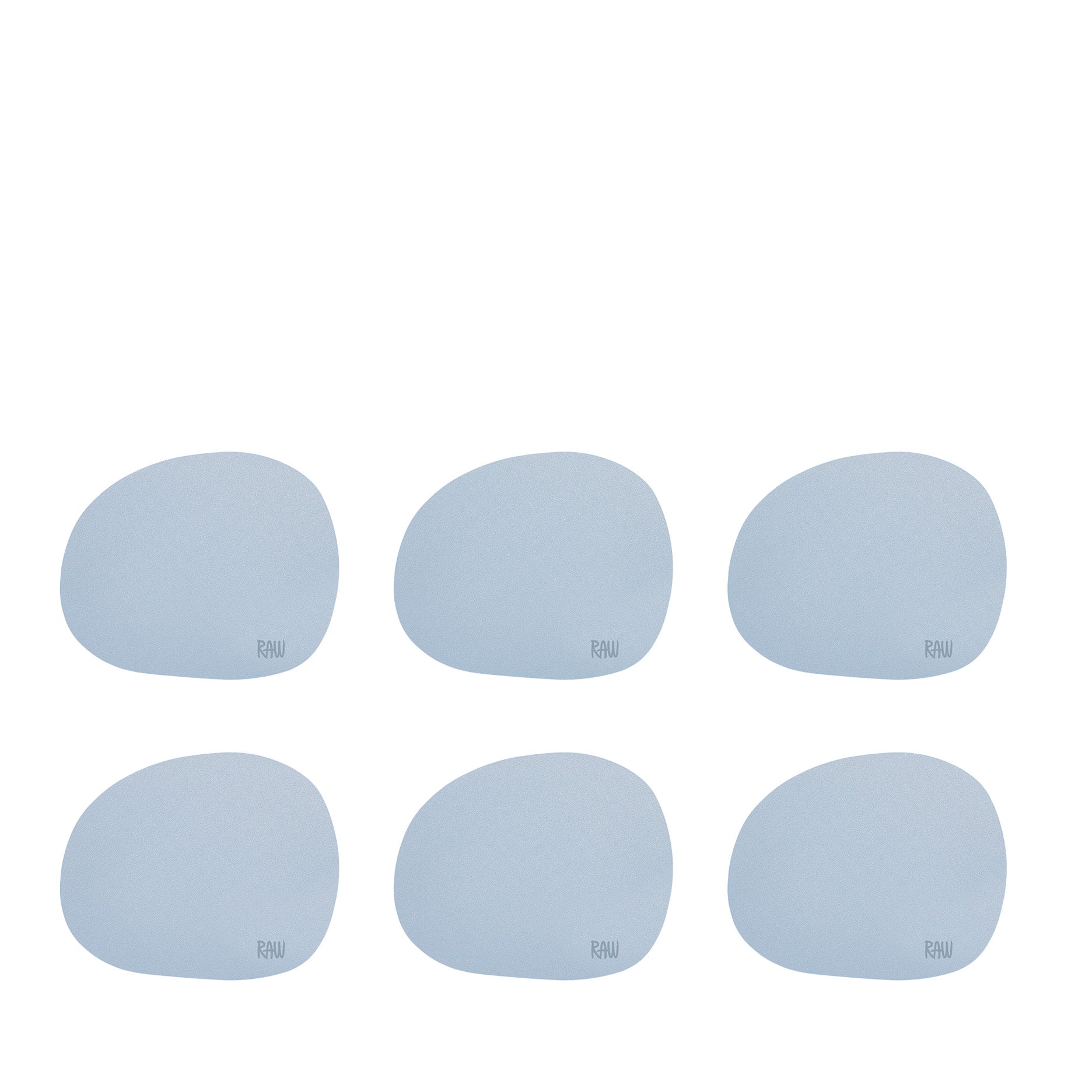 RAW Untersetzer – weiche Oberfläche, Sky Blue