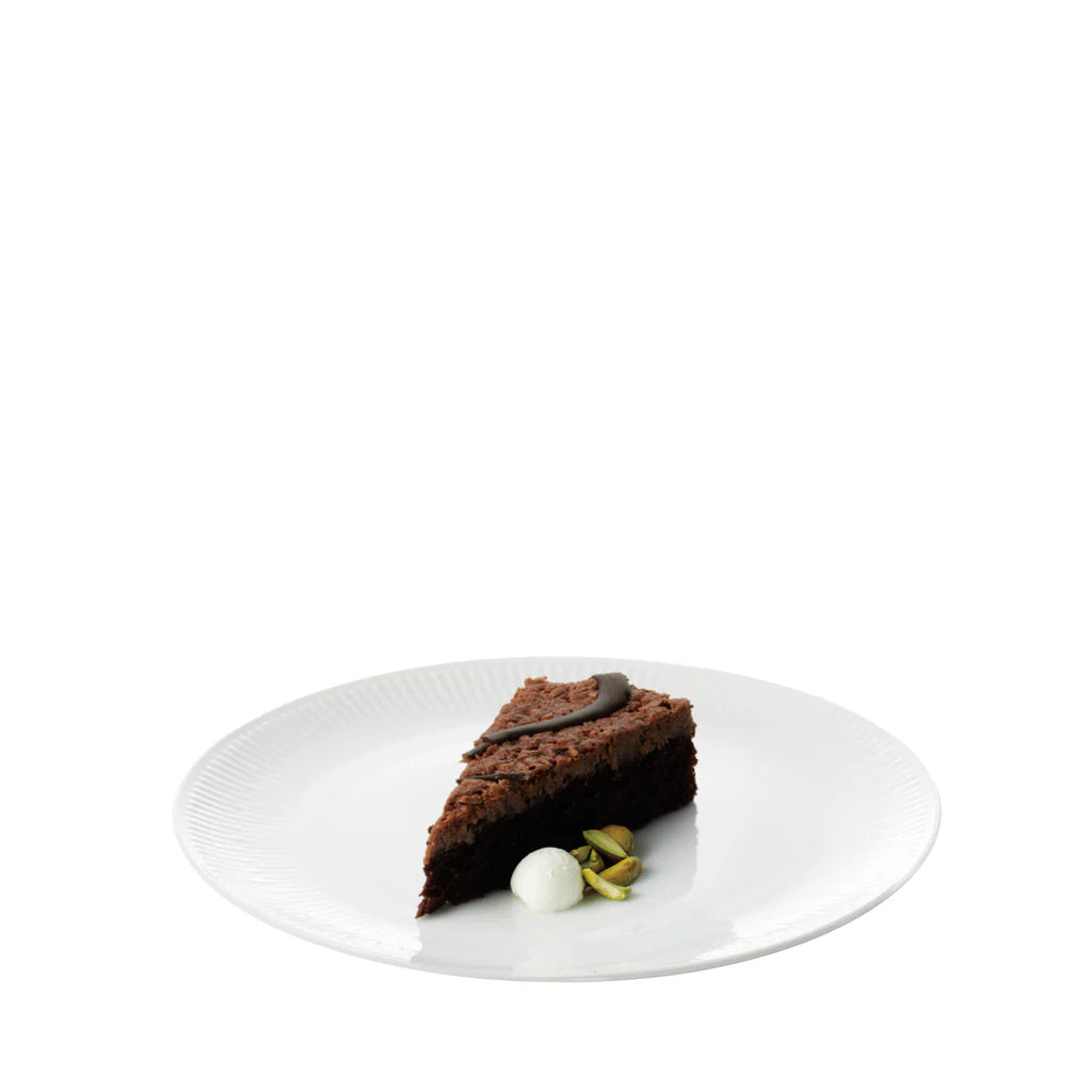 Relief Dessertteller D20 cm 4 Stk. weiß