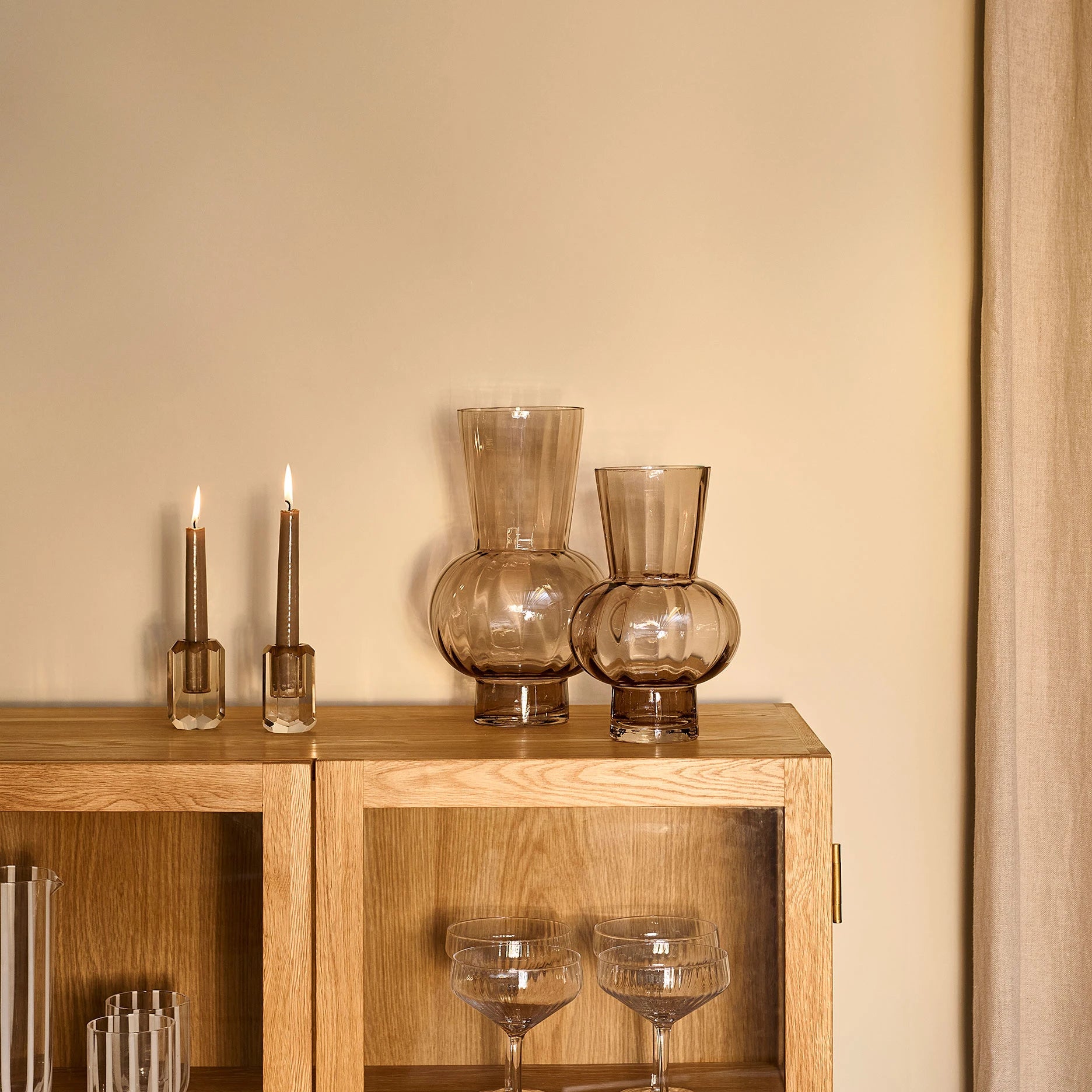 Bella Vase Braun