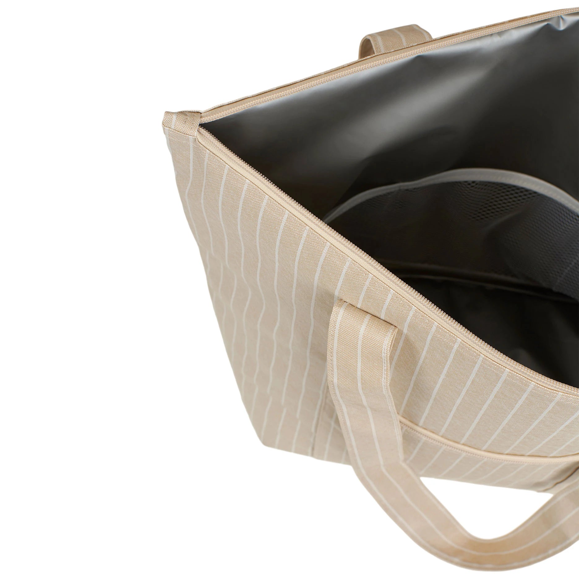 Stripe Kühltasche Beige