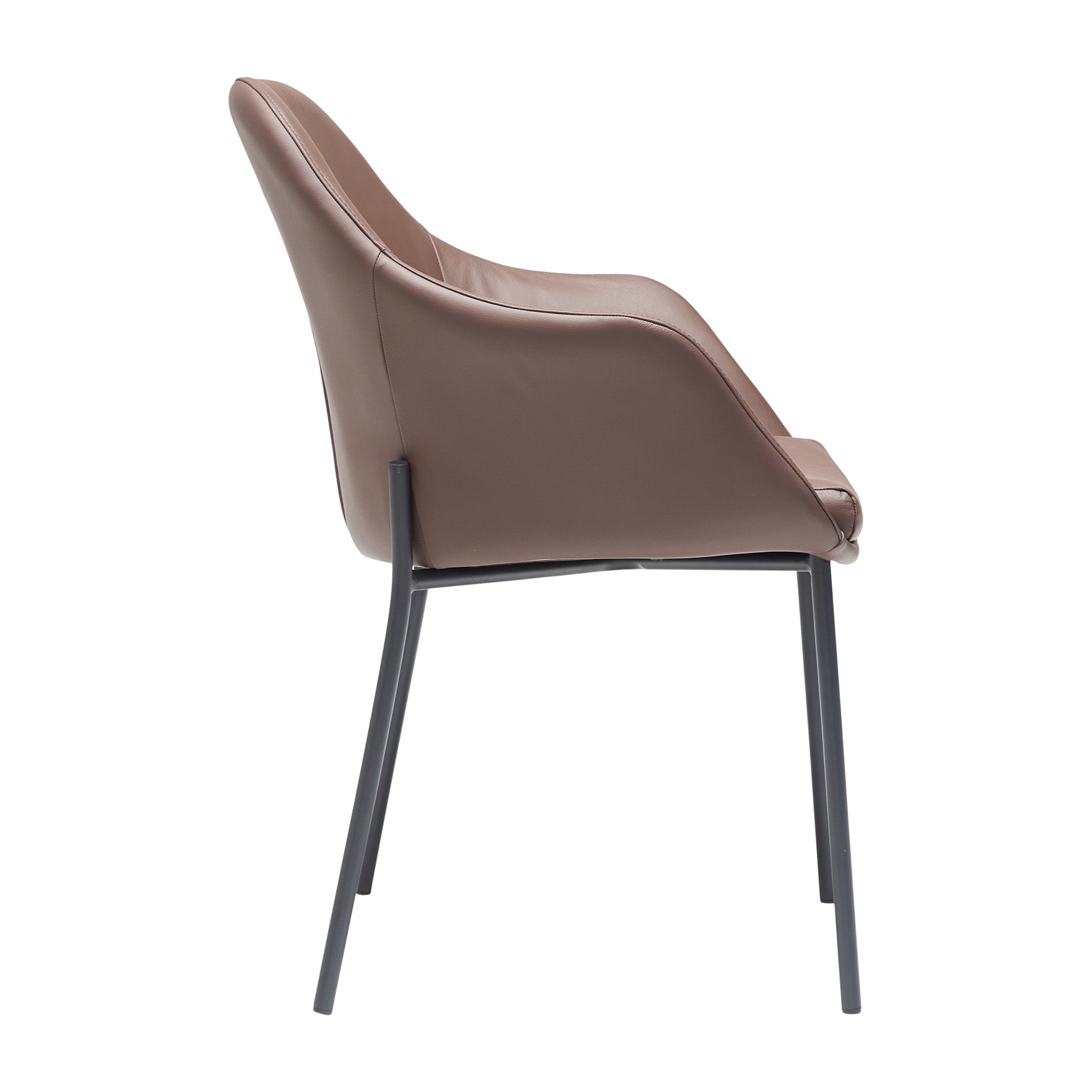 New Age Stuhl m. festen Beinen - leder