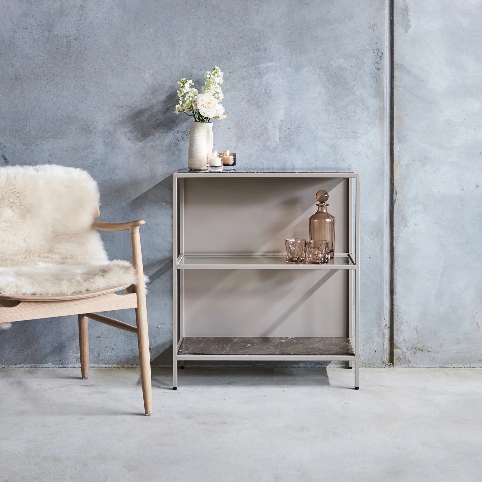 Mason II Regal – hellbraunes Metall
