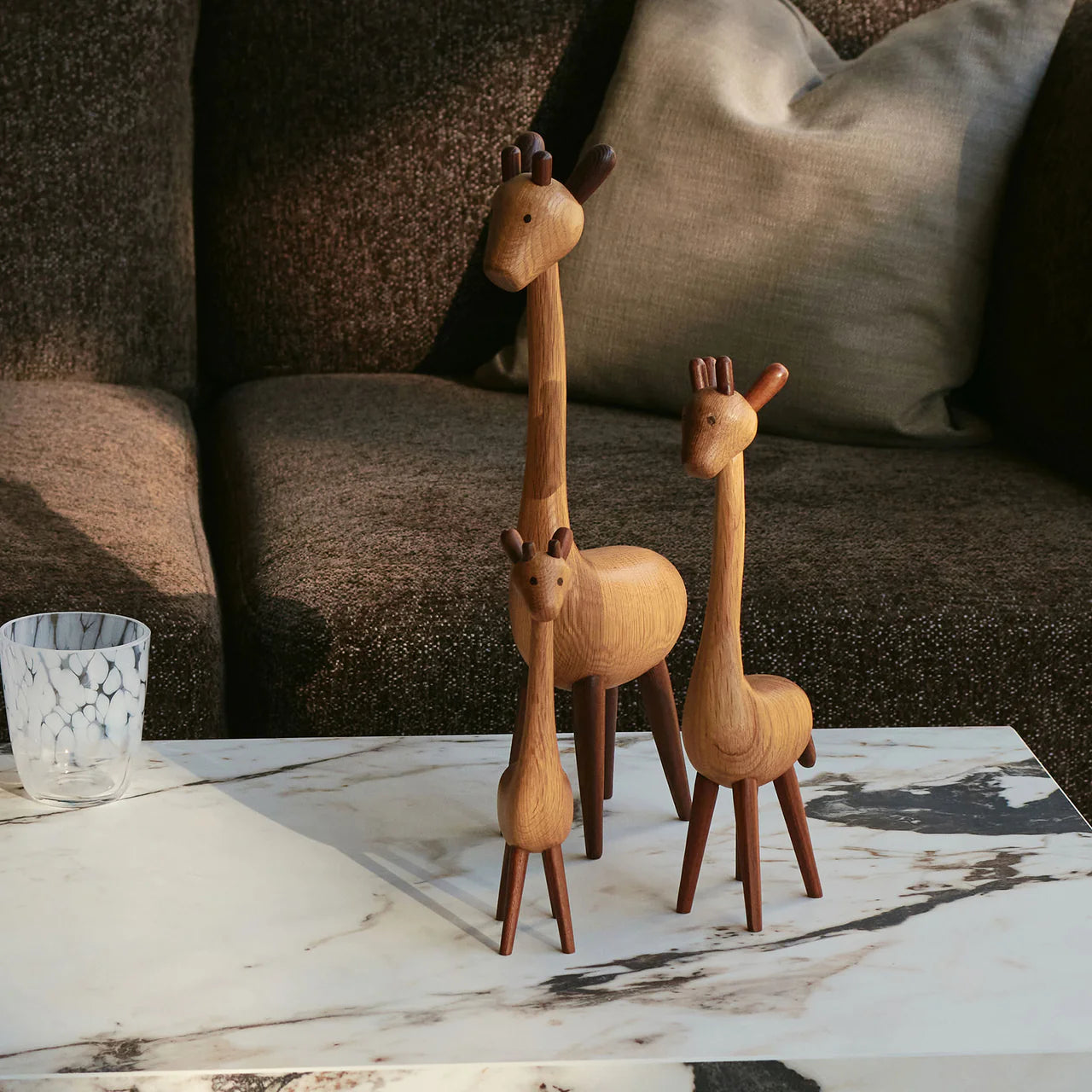 Giraffe aus Eiche