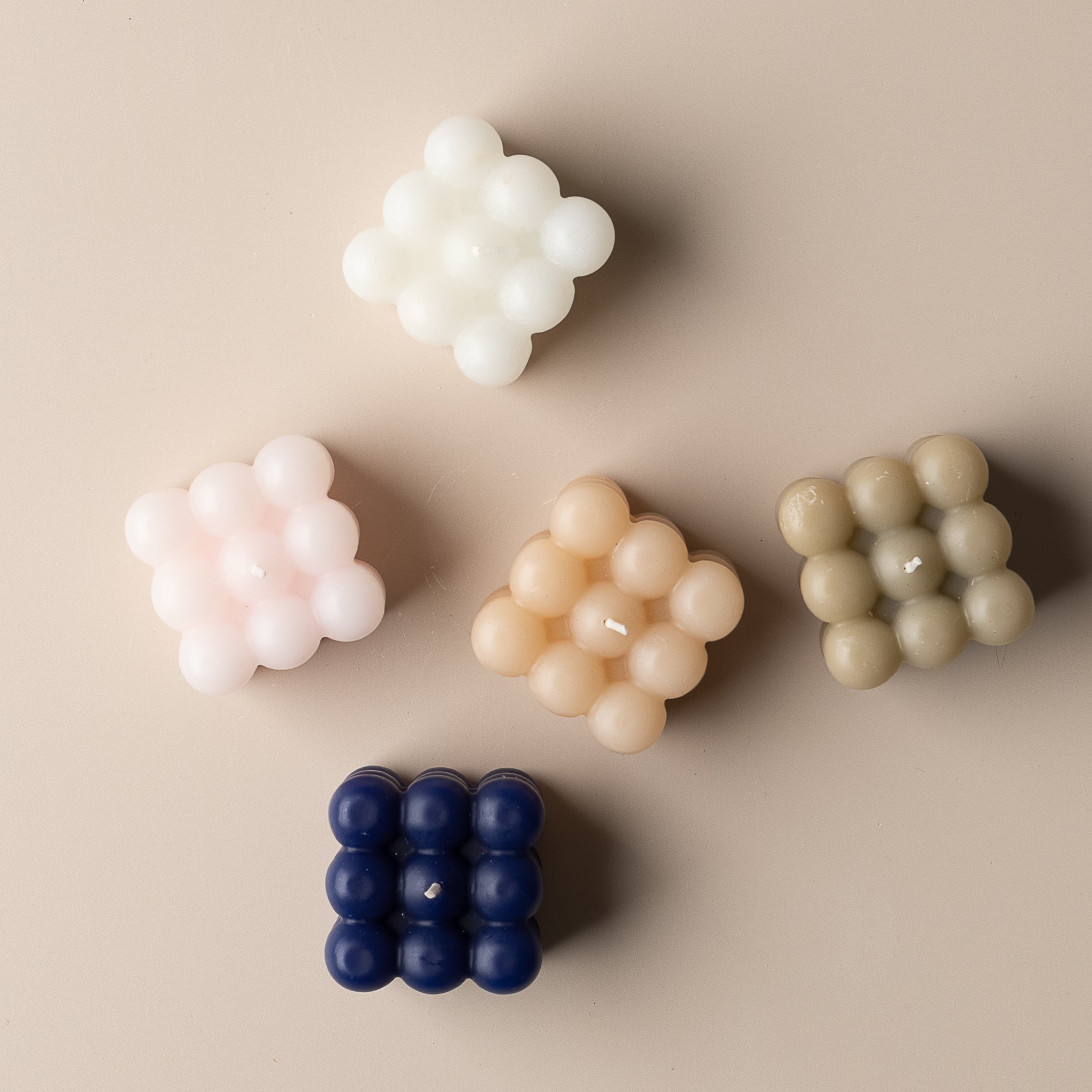 Cube Bubble Kerze