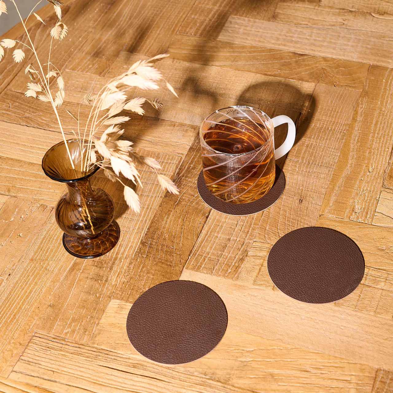 Wendbare Untersetzer D10 cm – 4er-Set