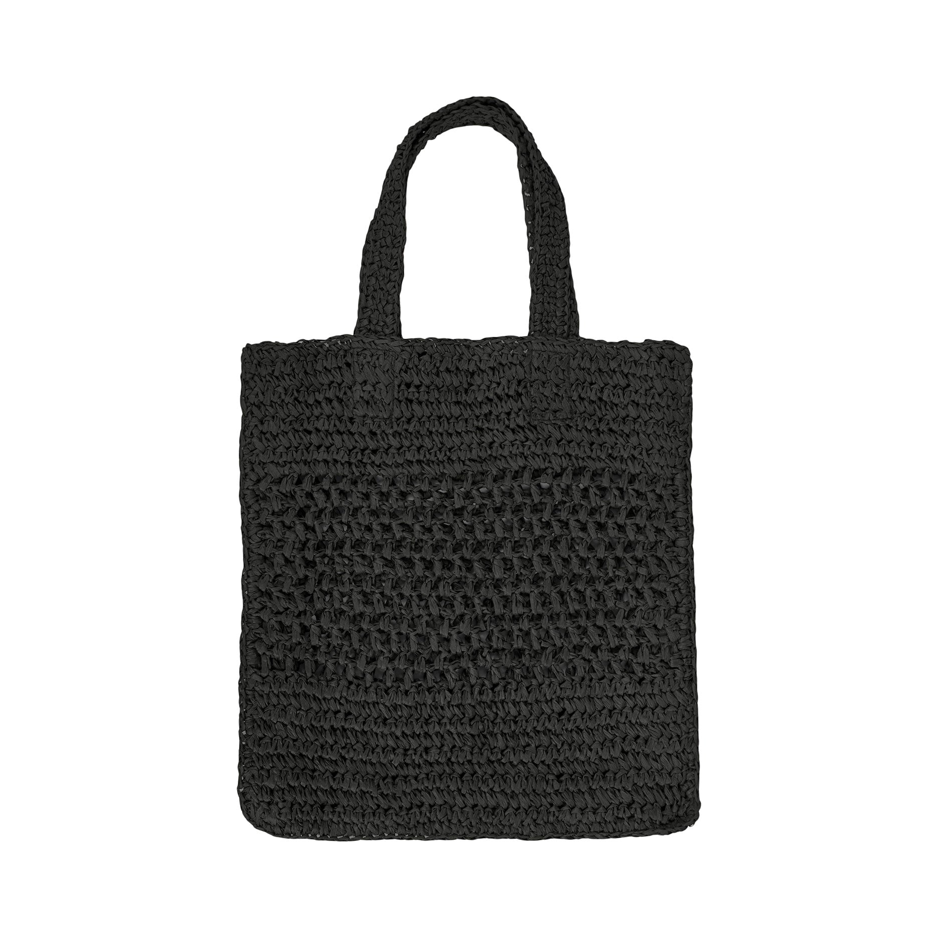 Raffia gehäkelte Tasche
