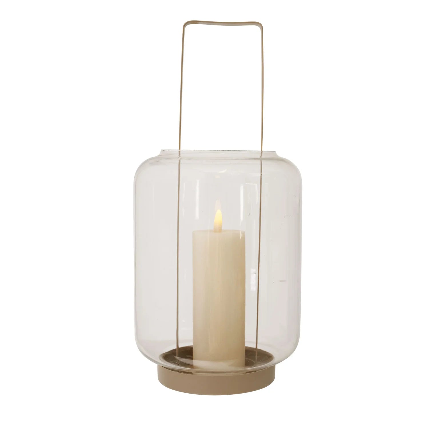 Sia Glaslaterne L Beige
