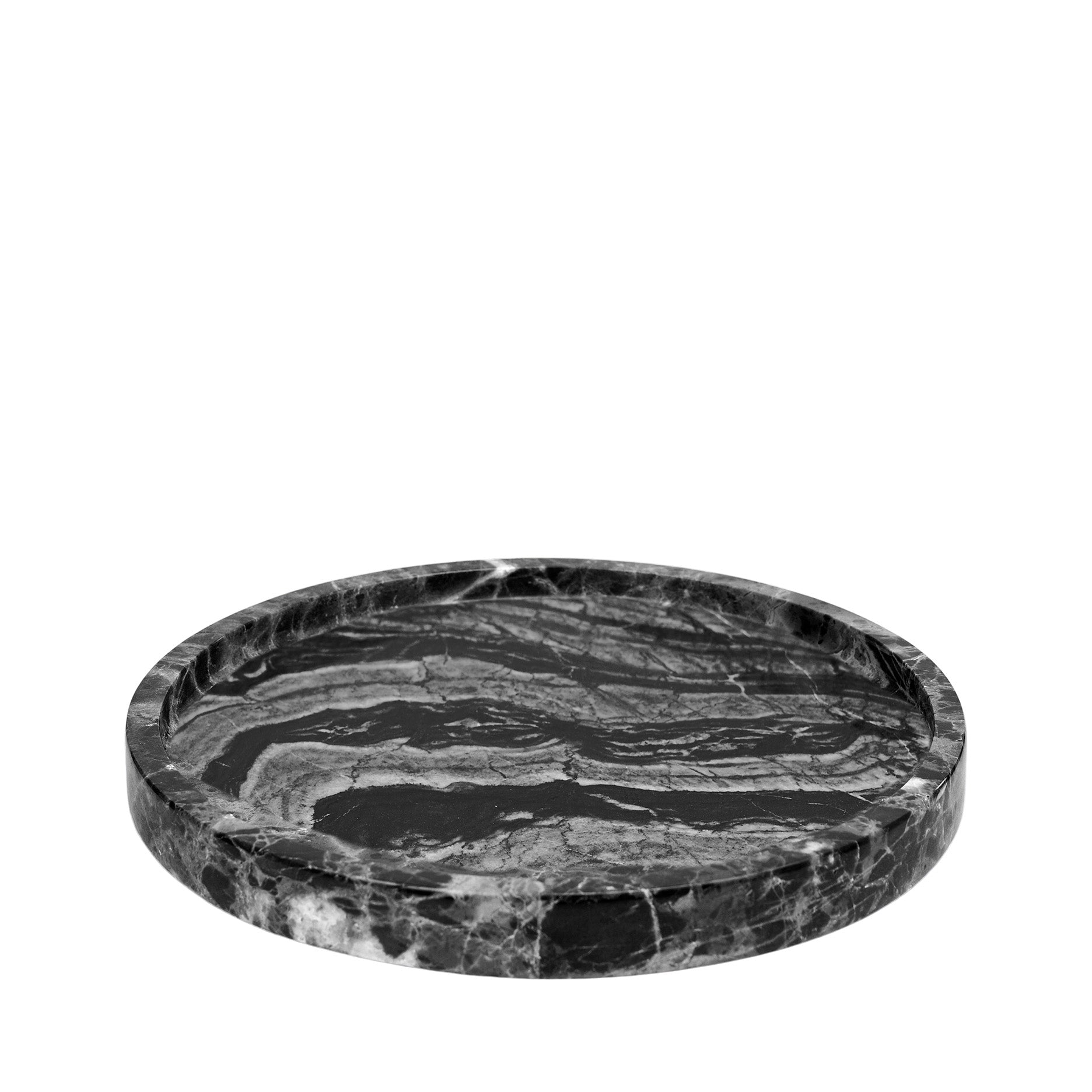 Marble II rundes Marmortablett