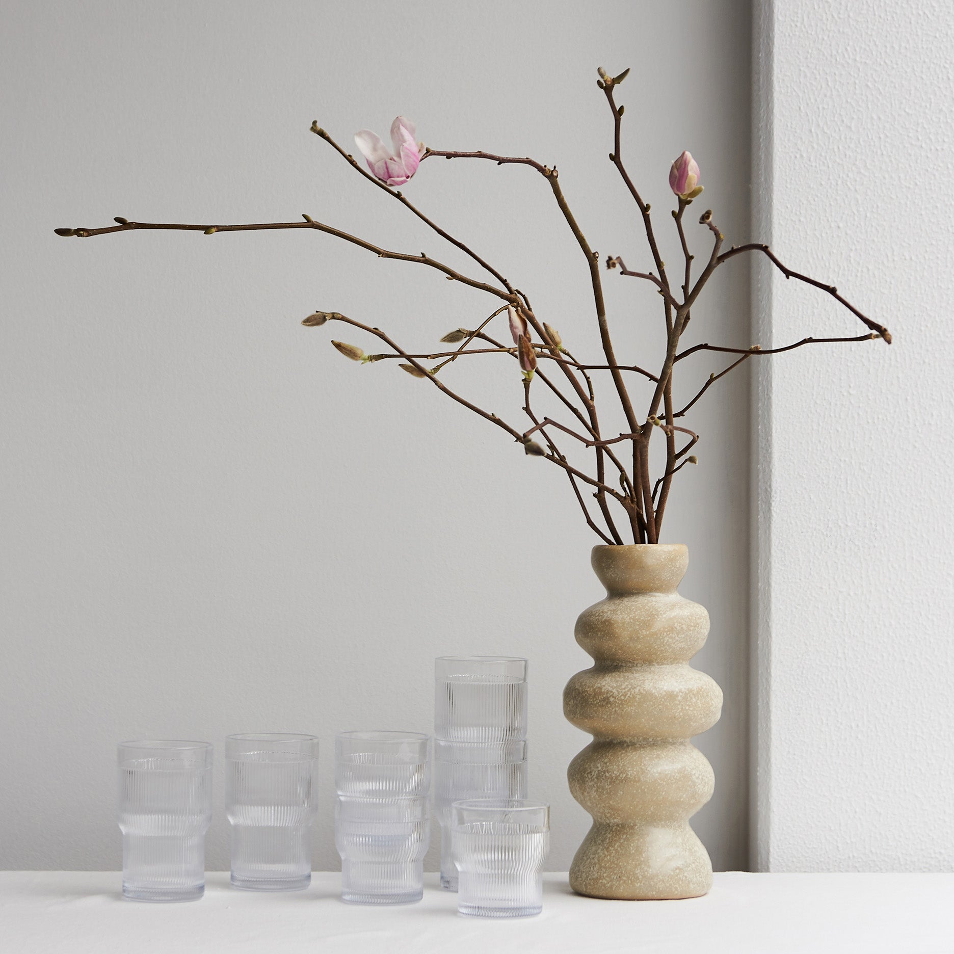 Roccia Vase H30 cm