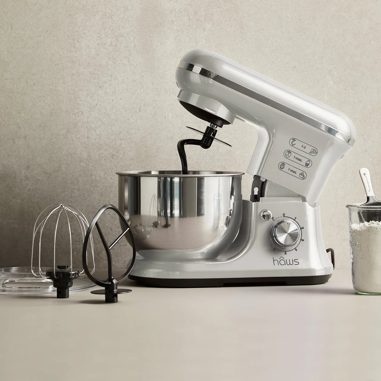Küchenmaschine 5 L weiß