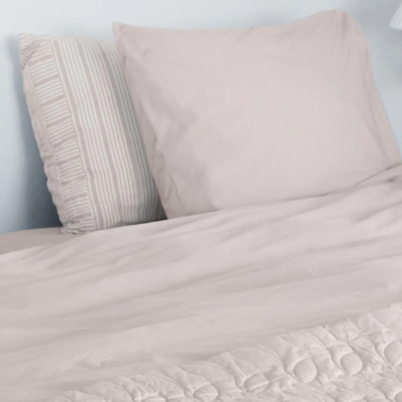 Bettwäsche 140×220 cm – Sand/Beige