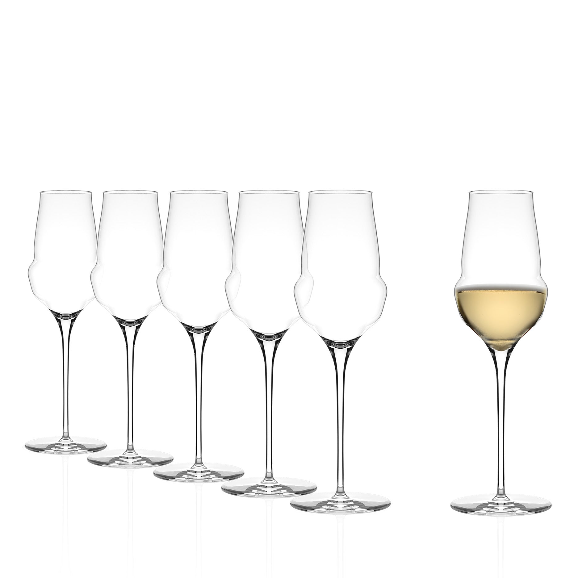 Cocoon Champagnergläser 340 ml – 6er-Set