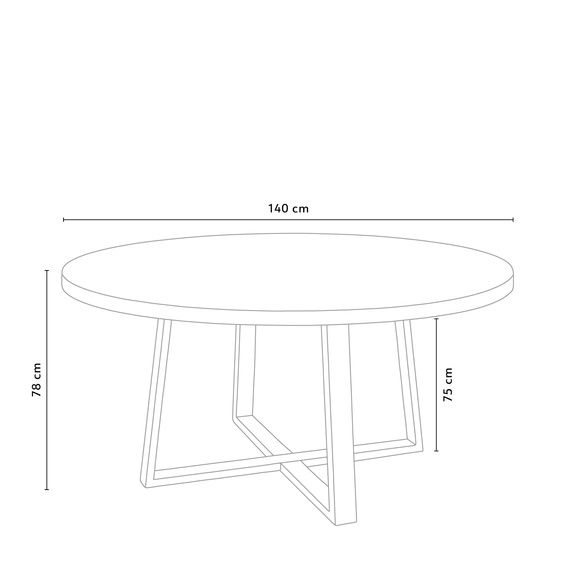 Grow Tisch 140 cm