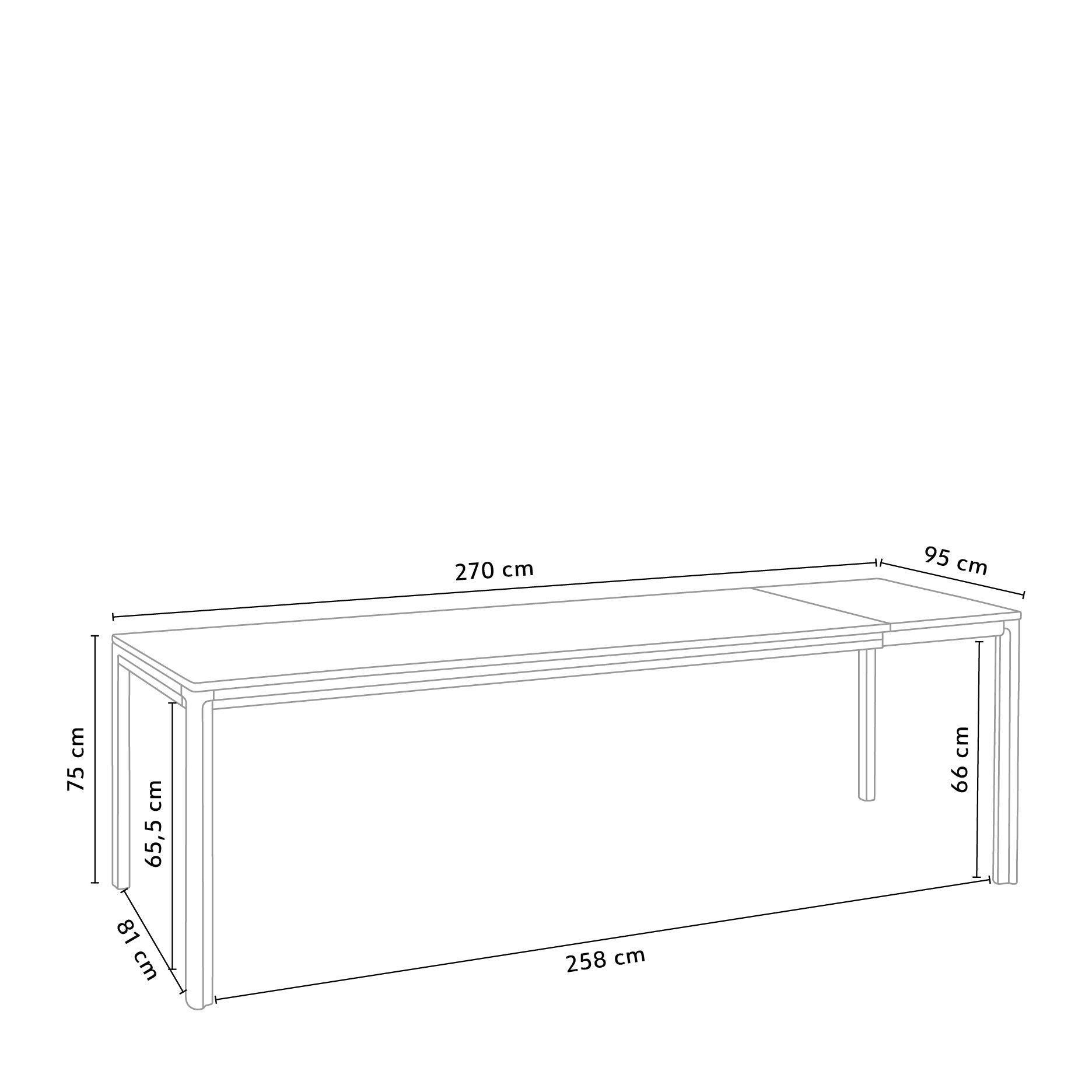 New Carver Esstisch - ausziehbar
